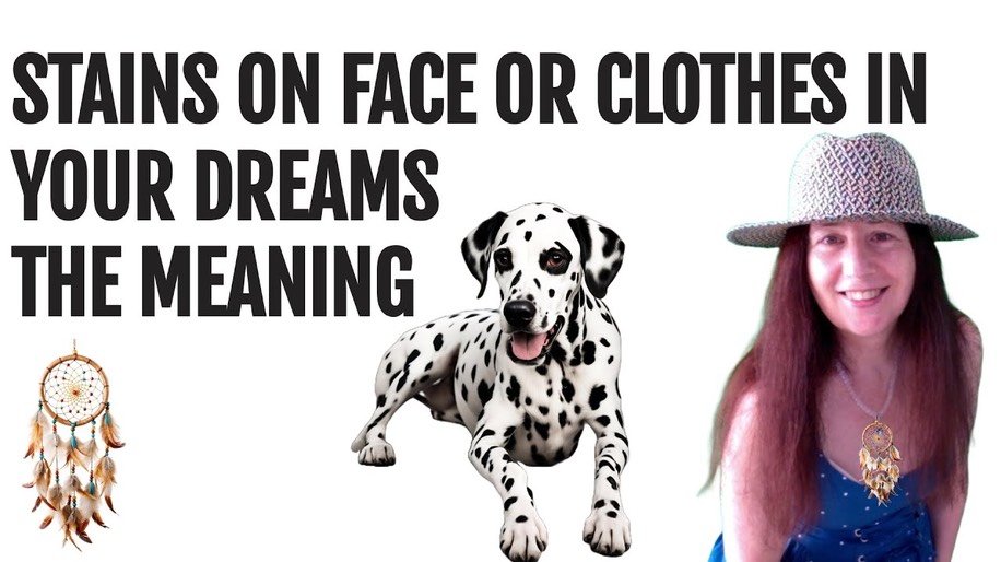 meaning-of-spots and stains on face and clothing
